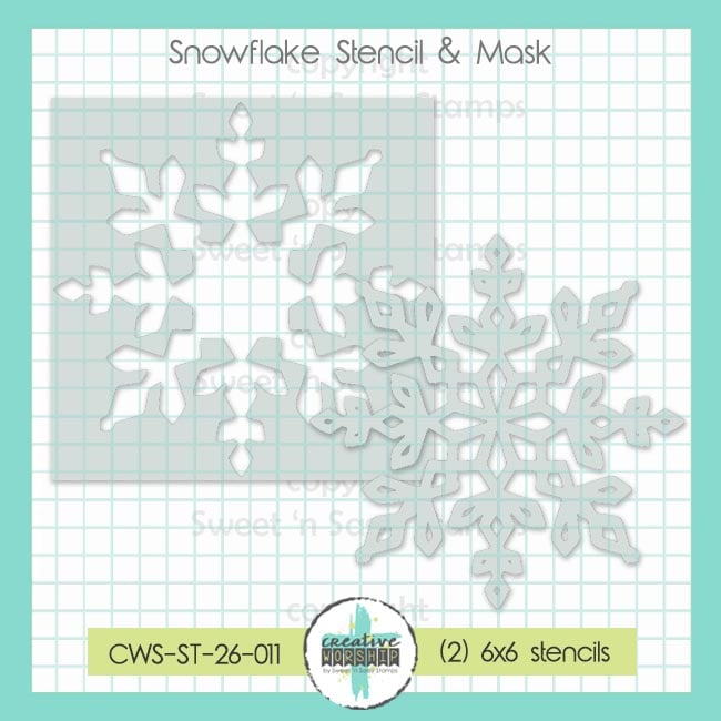 Snowflake Stencil & Mask