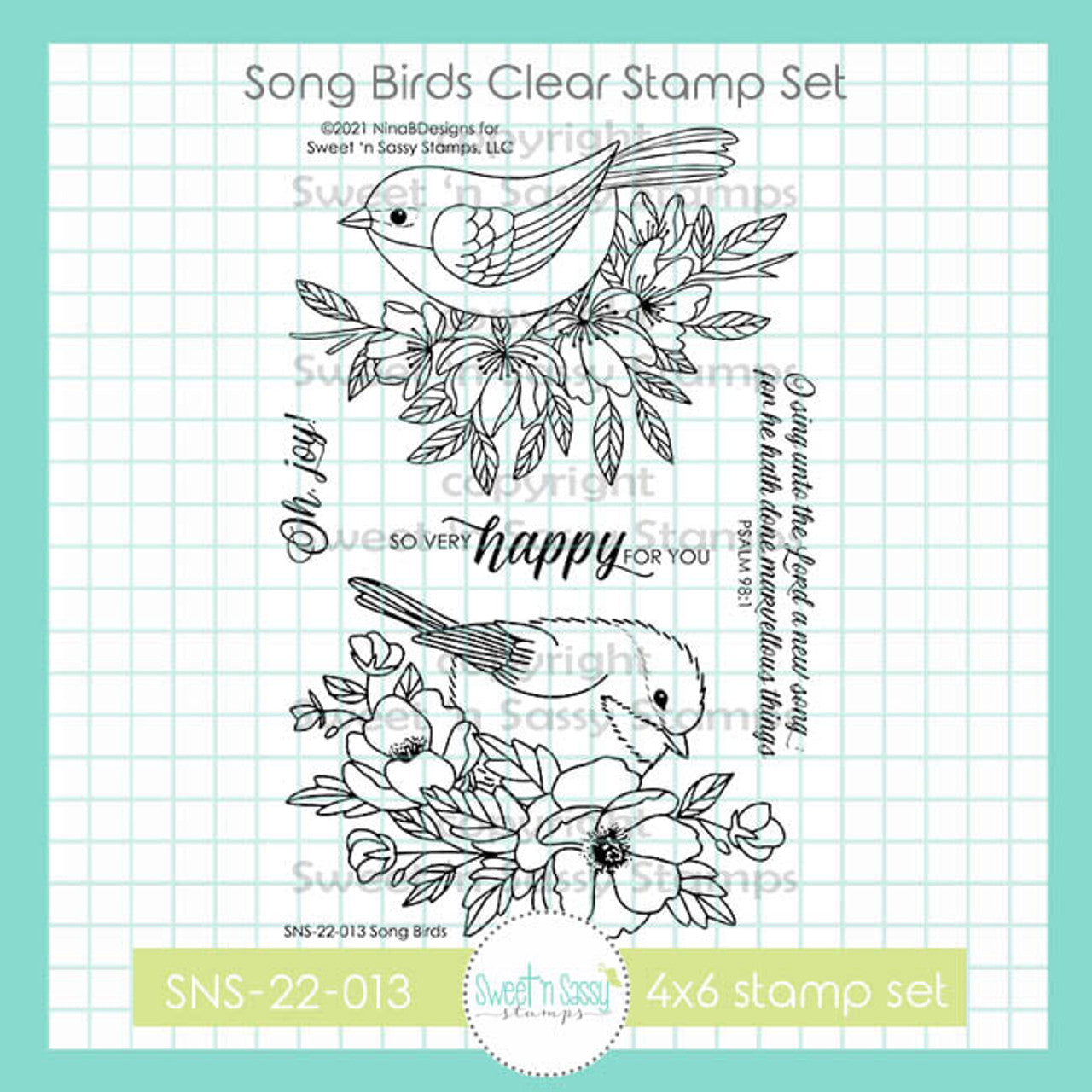 Song Birds Clear Stamp Set