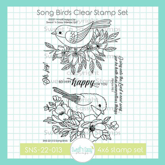 Song Birds Clear Stamp Set