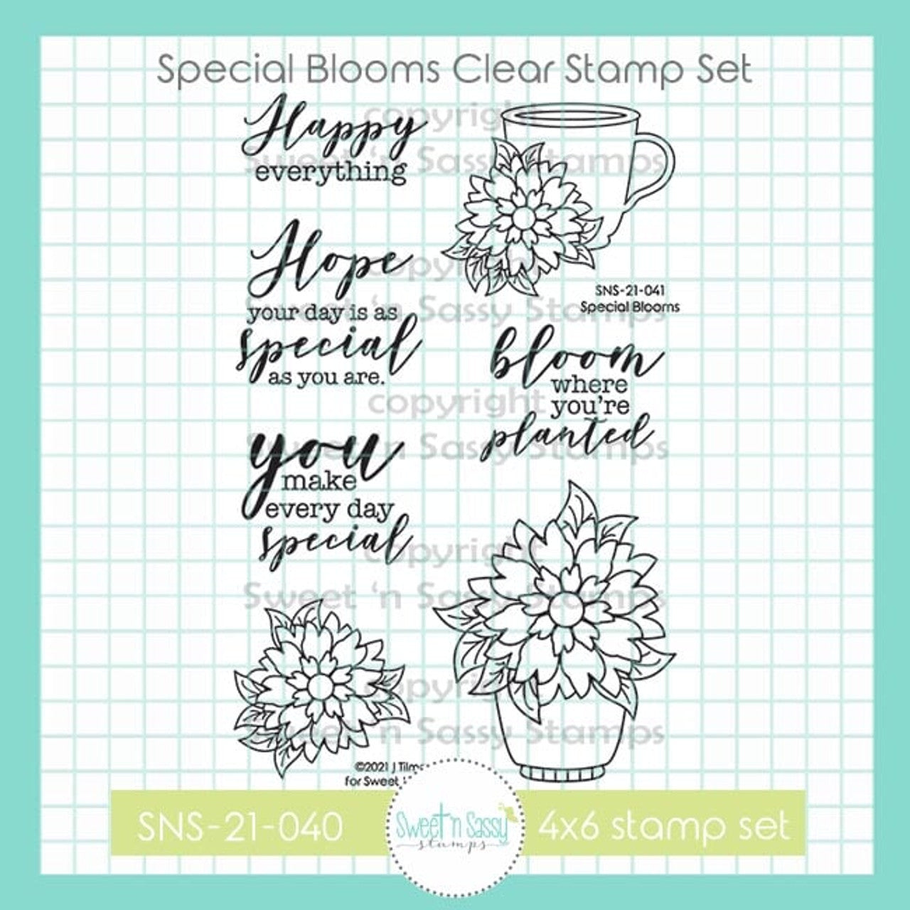 Special Blooms Clear Stamp Set