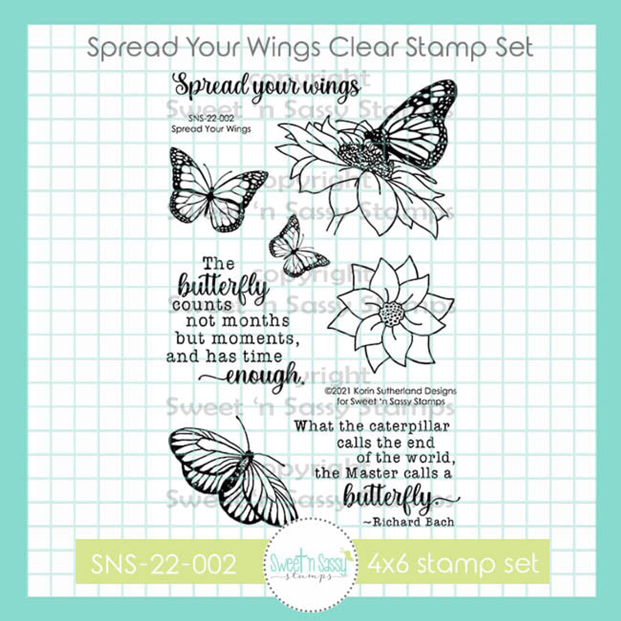 Spread Your Wings Clear Stamp Set