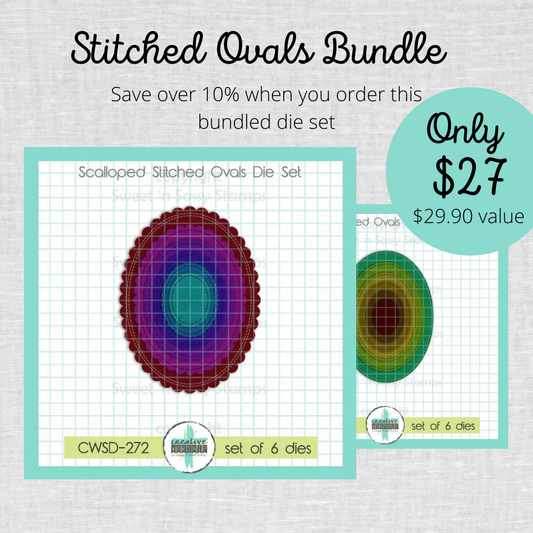Stitched Ovals Bundle