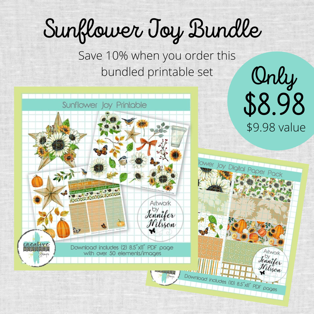 Sunflower Joy Bundle PDF