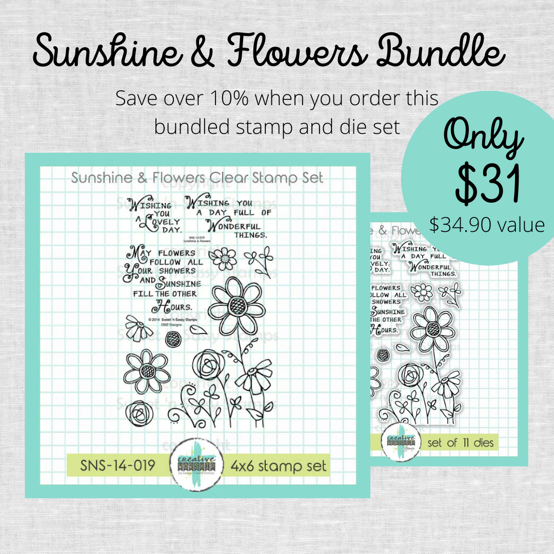 Sunshine & Flowers Stamp & Die Bundle