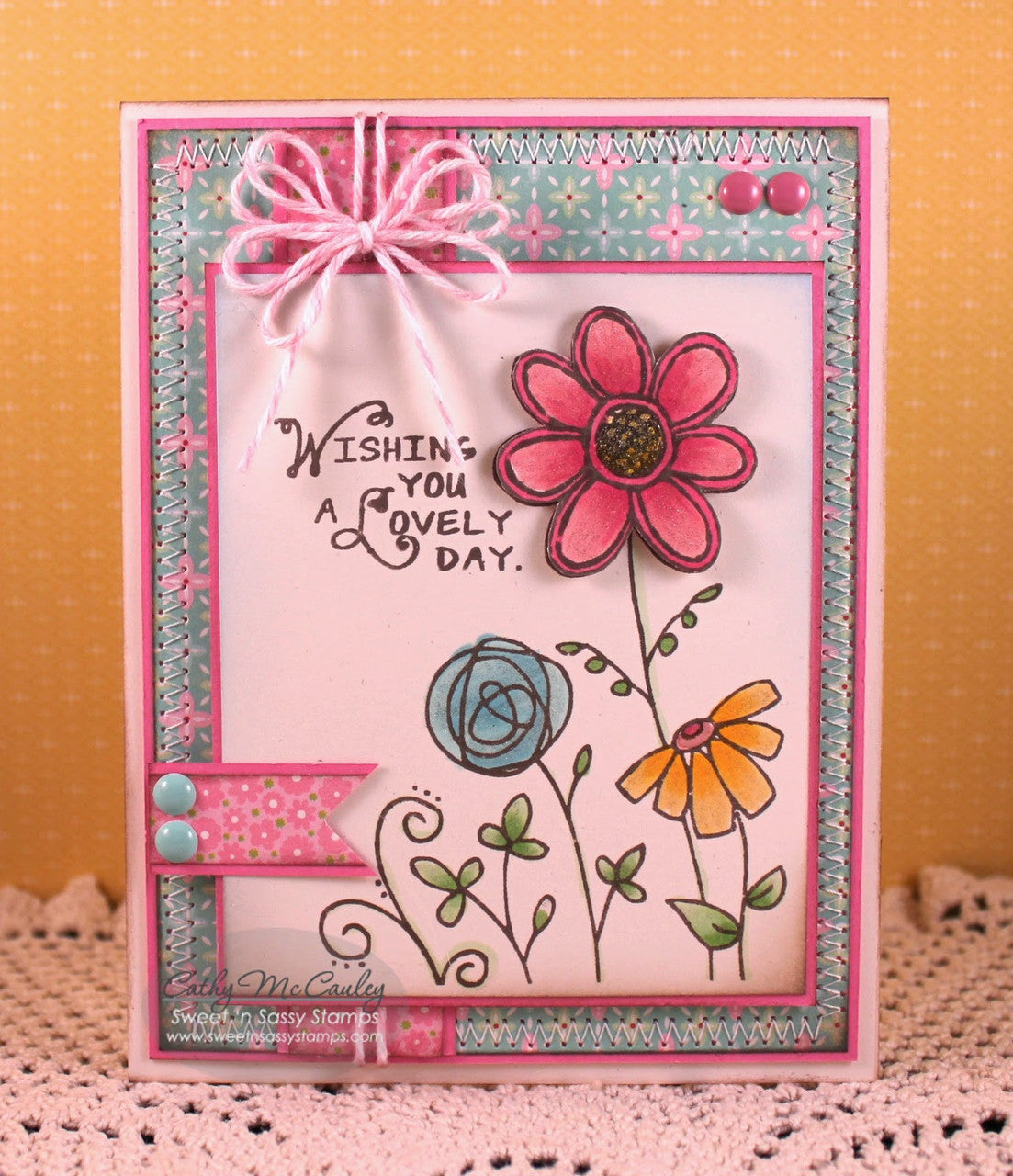 Sunshine & Flowers Clear Stamp Set