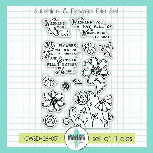 Sunshine & Flowers Die Set
