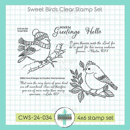 Sweet Birds Clear Stamp Set