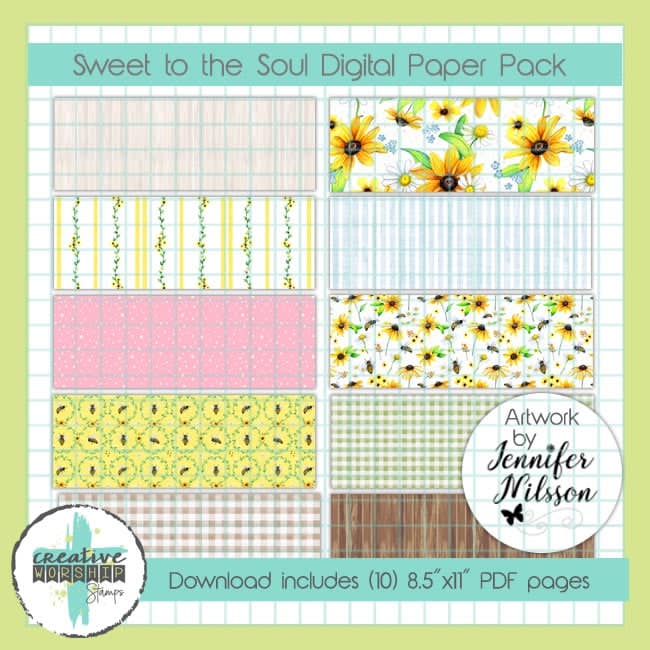 Sweet to the Soul Digital Paper Pack PDF