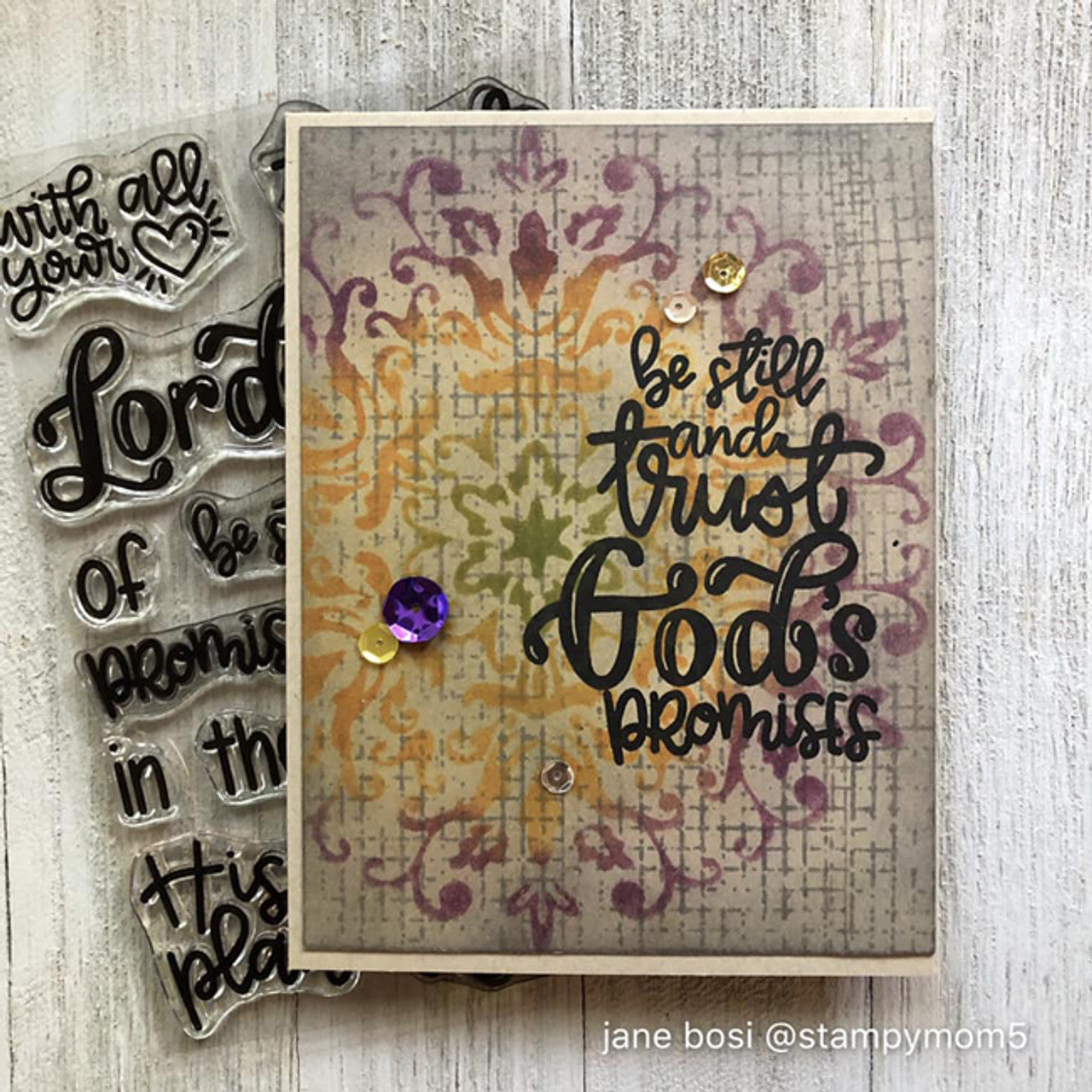 Trust in the Lord Clear Stamp Set