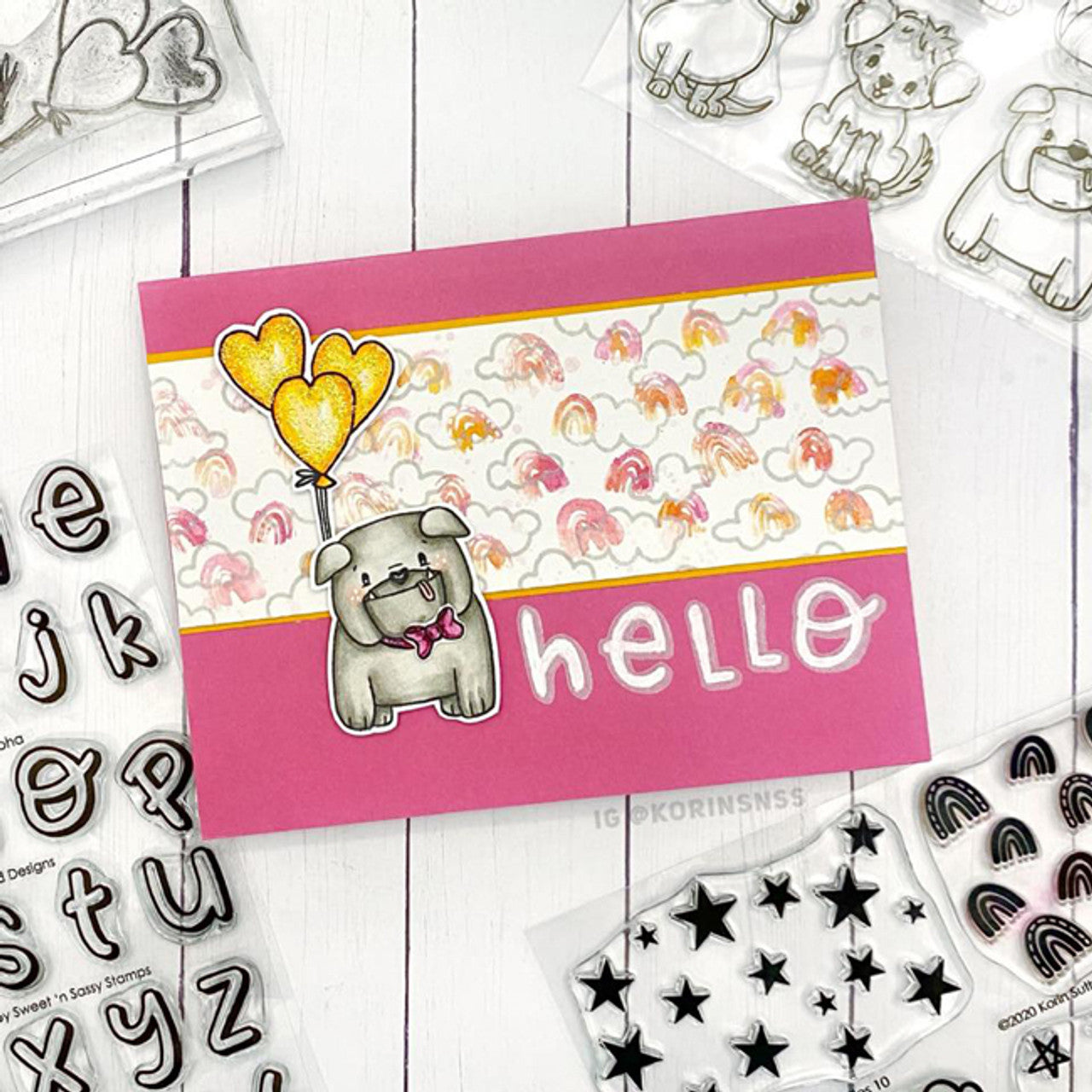 Lollipop Alpha Clear Stamp Set