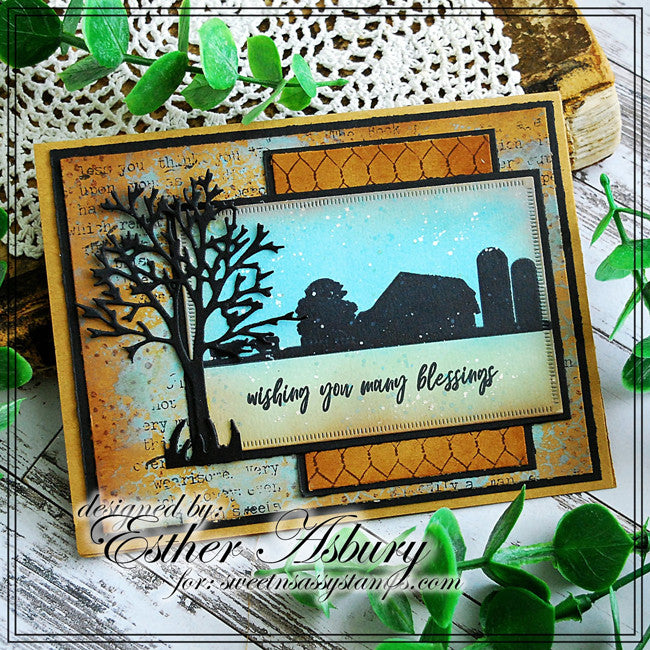 Landscape Silhouettes Clear Stamp Set