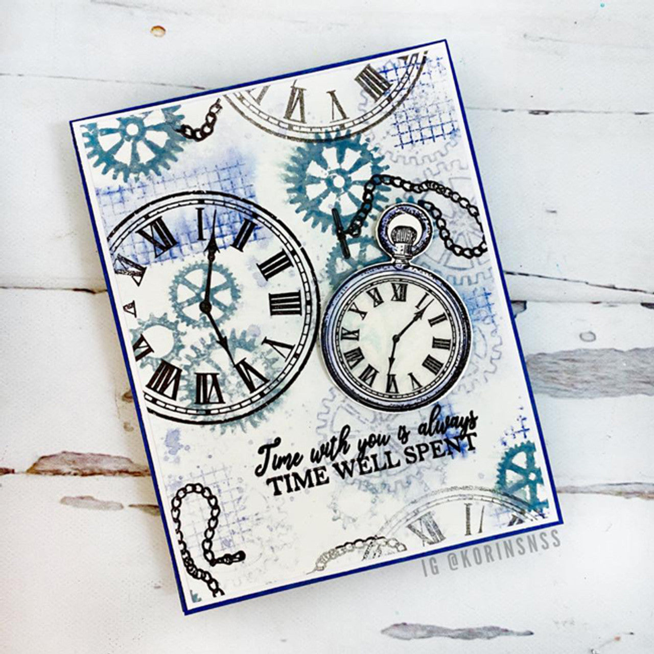 Time Well Spent Clear Stamp Set