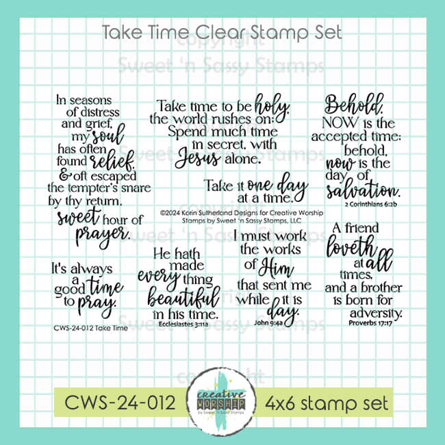 Take Time Clear Stamp Set