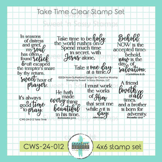 Take Time Clear Stamp Set