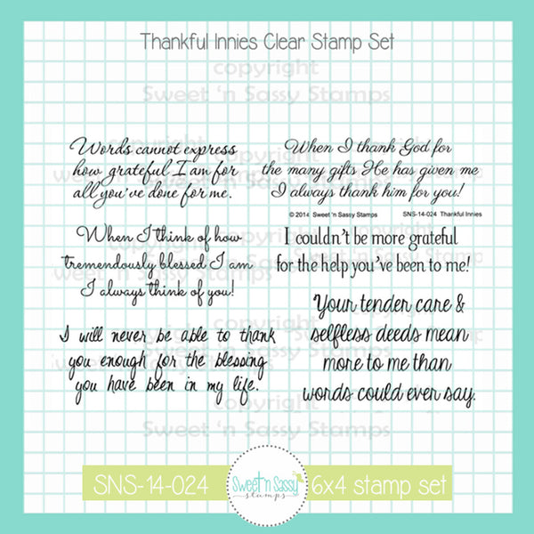 Thankful Innies Clear Stamp Set – Creative Worship Stamps