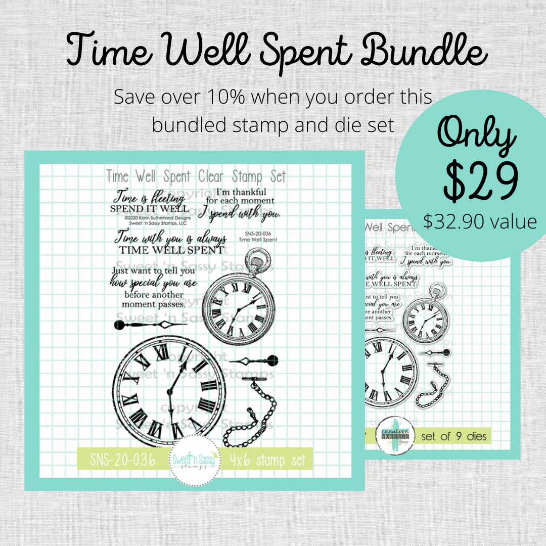 Time Well Spent Stamp & Die Bundle