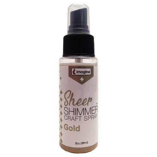 Tsukineko Imagine Sheer Shimmer Craft Spray - Gold