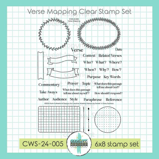 Verse Mapping Clear Stamp