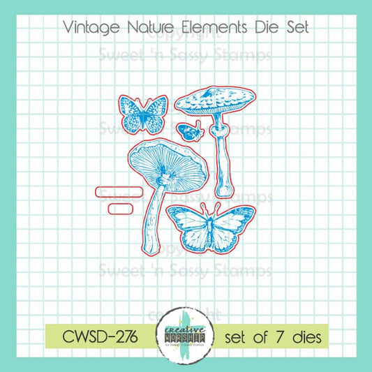 Vintage Nature Elements Die Set