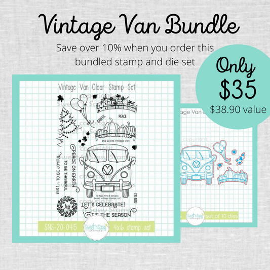 Vintage Van Stamp & Die Bundle