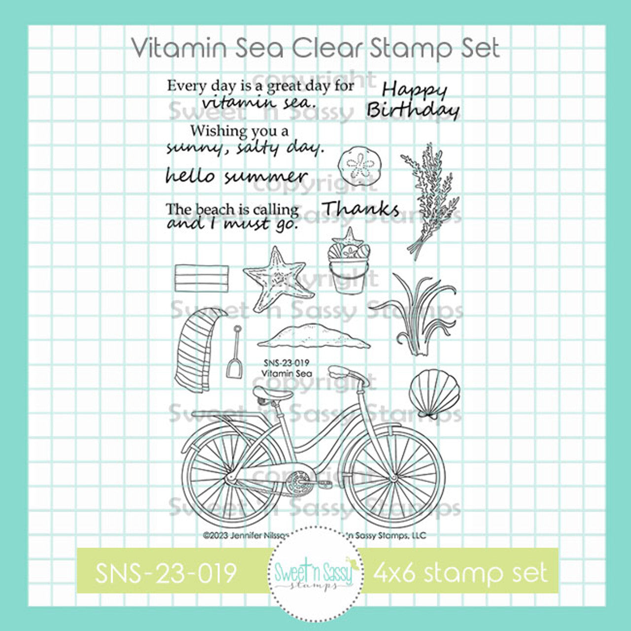 Vitamin Sea Clear Stamp Set