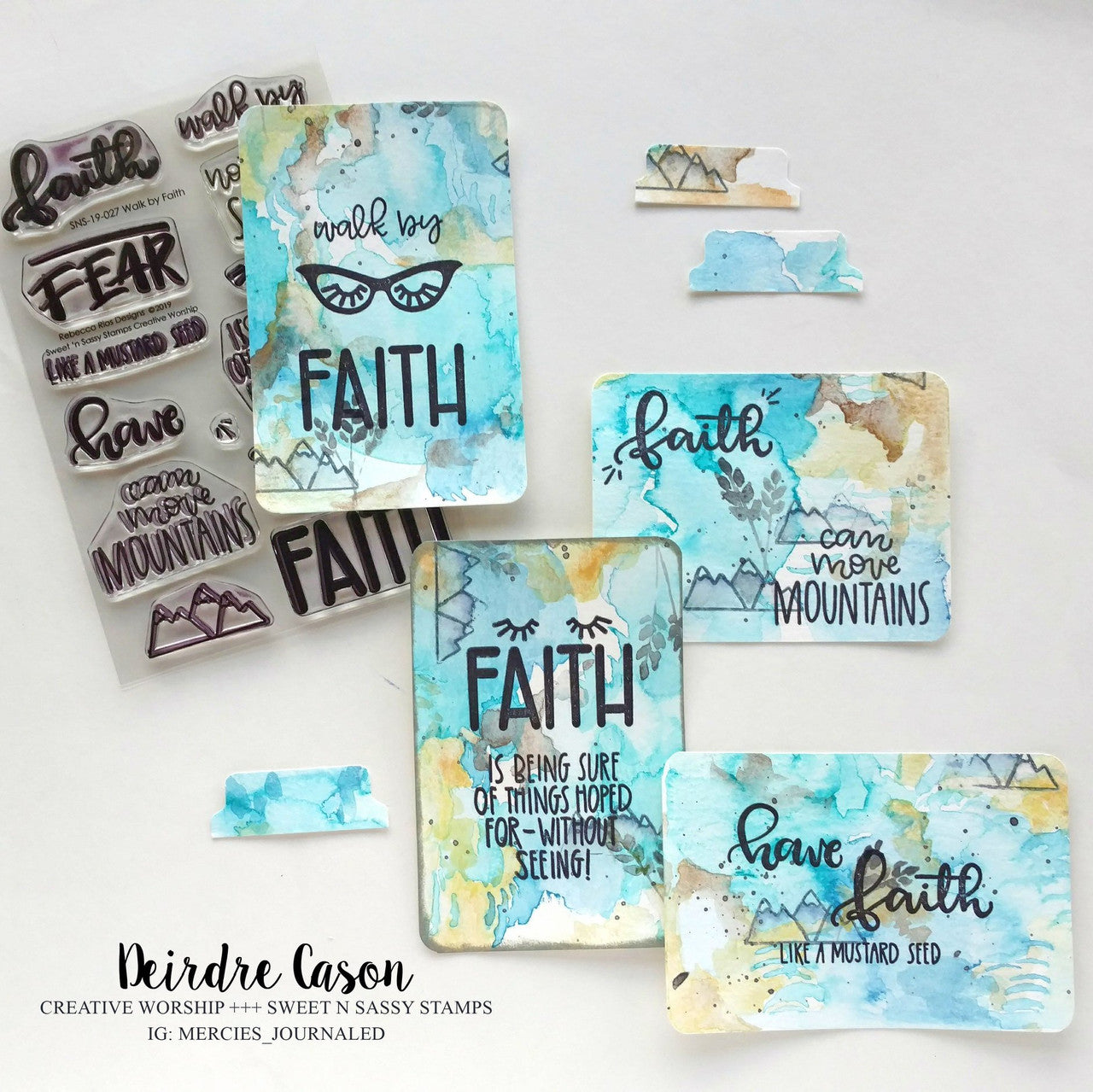 Walk by Faith Clear Stamp Set