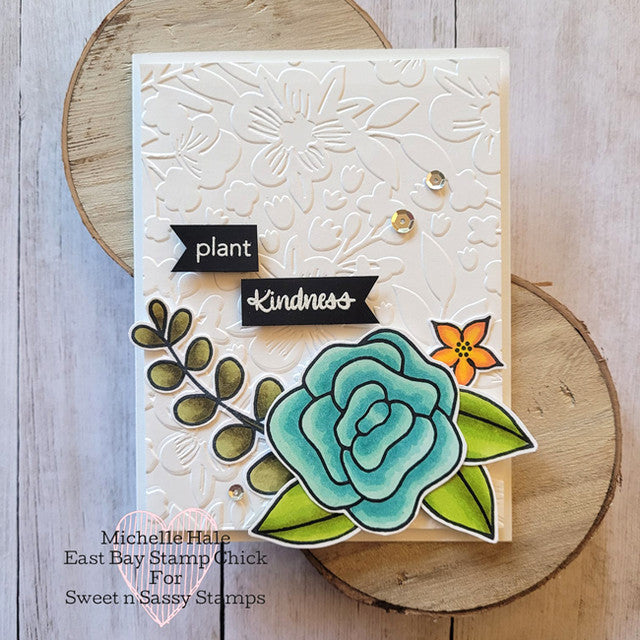 Whimsy Bouquet Clear Stamp Set