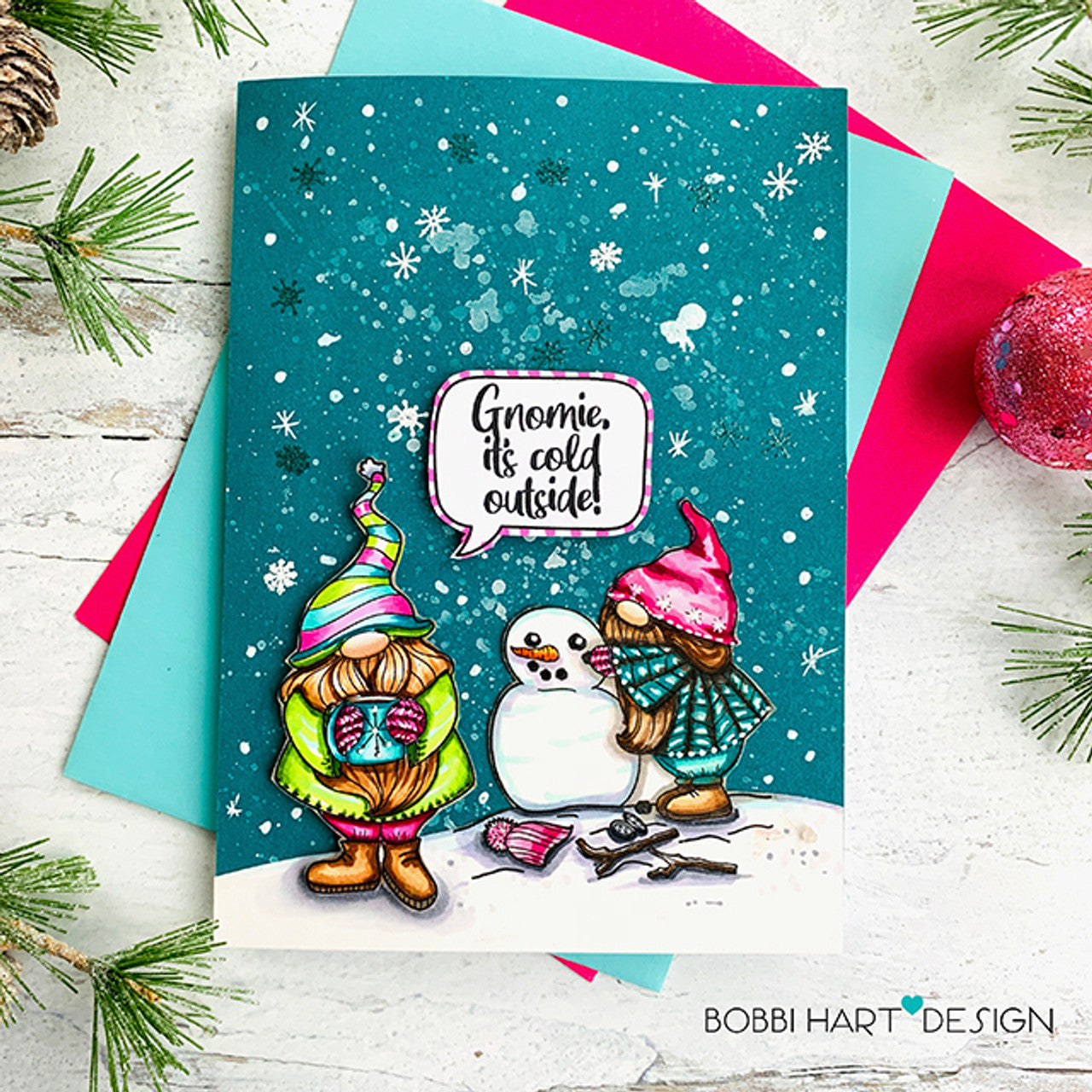 Winter Gnomes Clear Stamp Set