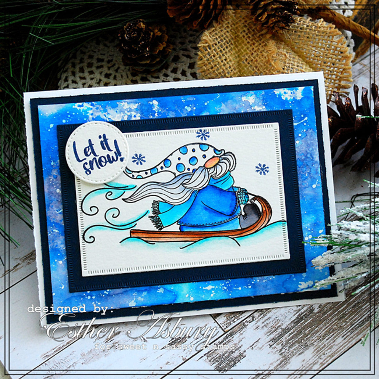 Winter Gnomes Clear Stamp Set