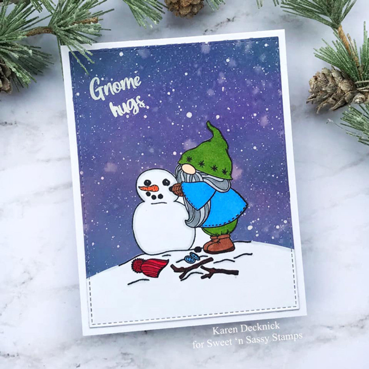 Winter Gnomes Clear Stamp Set