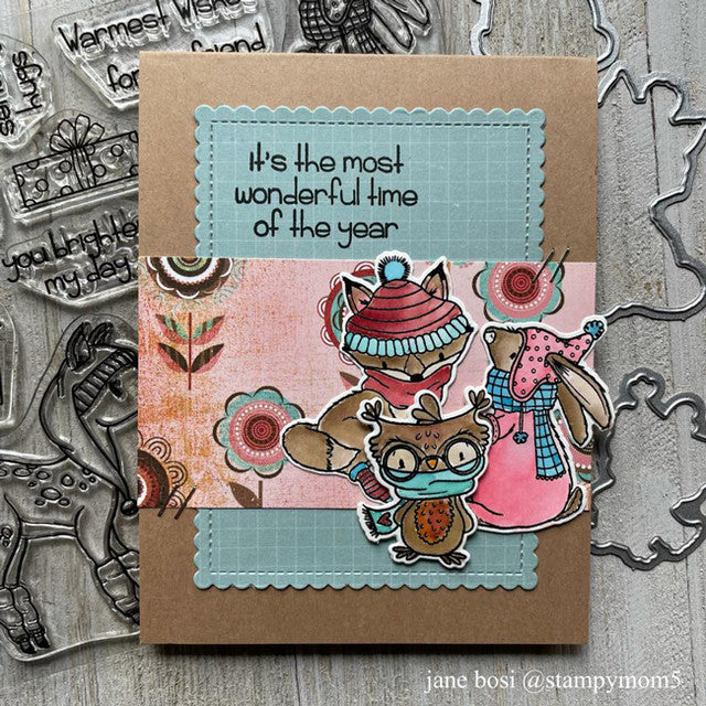 Warm Winter Friends Clear Stamp Set