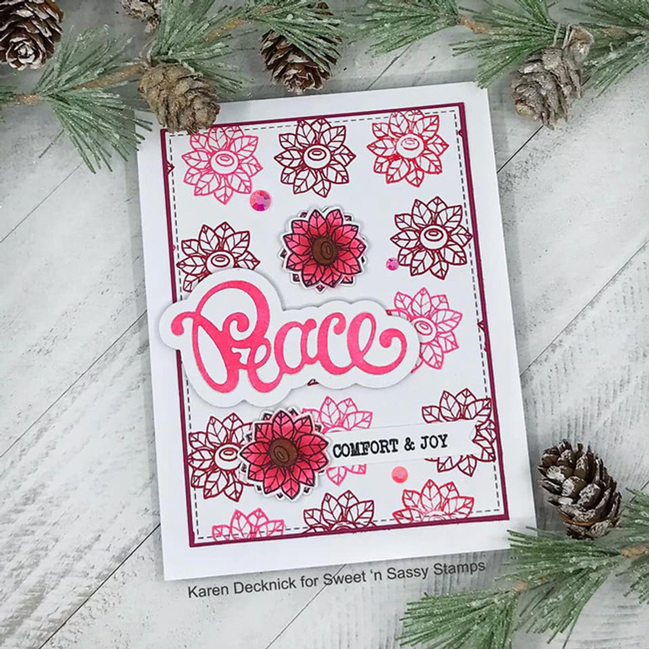 Christmas Wordfetti Clear Stamp Set