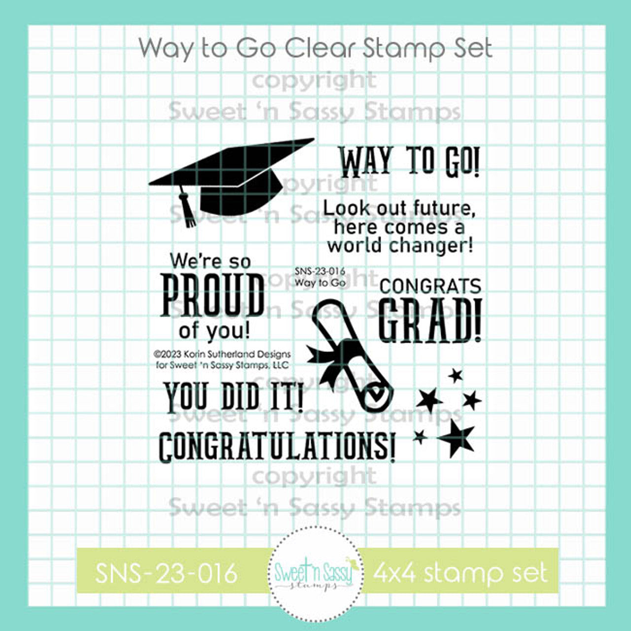 Way to Go Clear Stamp Set