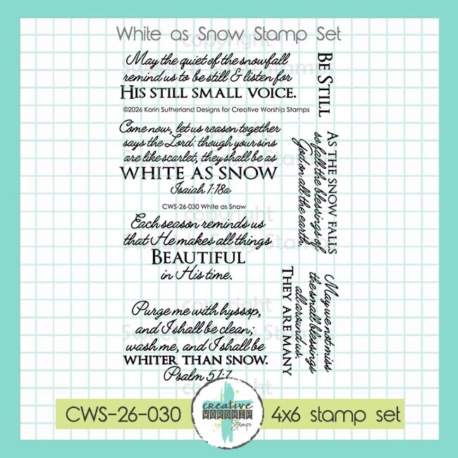 White as Snow Stamp Set
