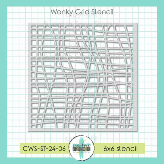 Wonky Grid Stencil