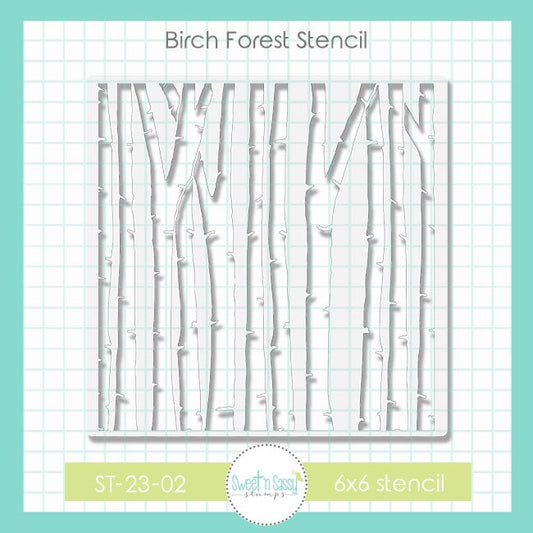 Birch Forest Stencil