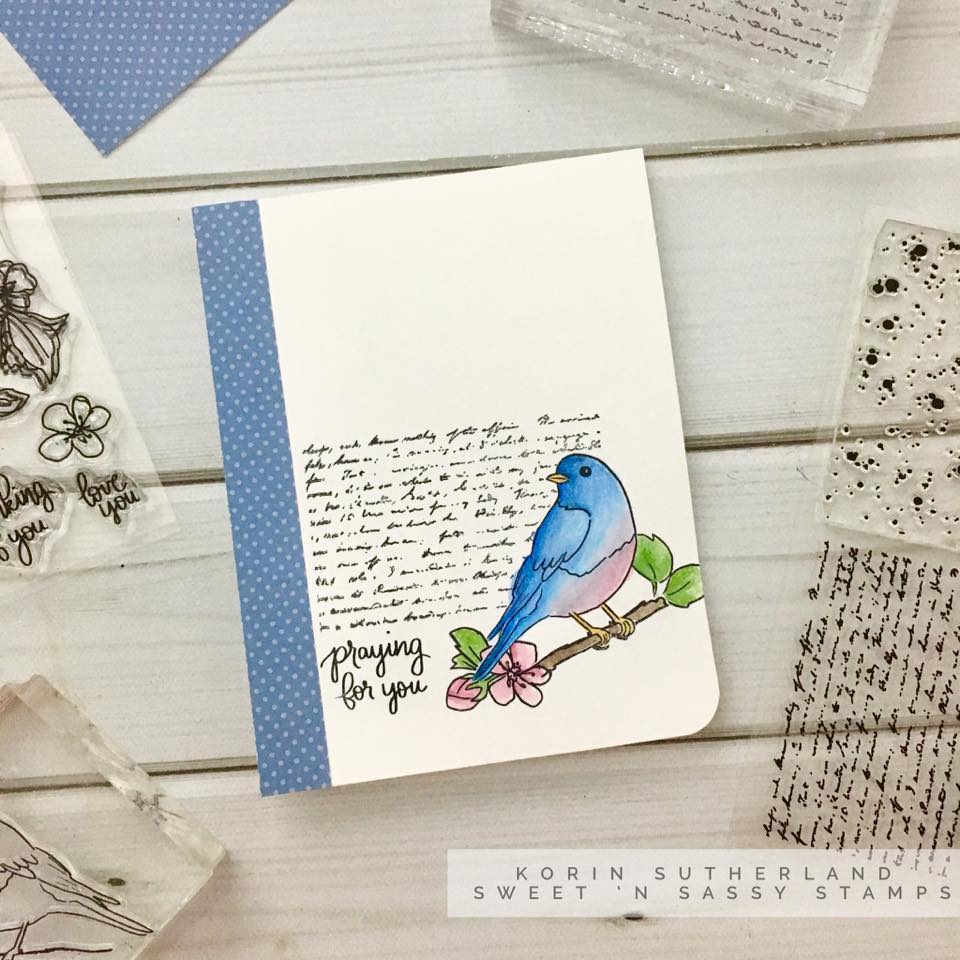 Birds & Blooms Clear Stamp Set