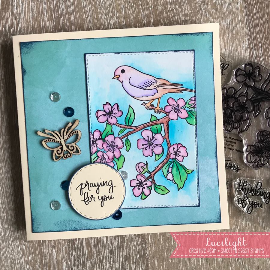 Birds & Blooms Clear Stamp Set