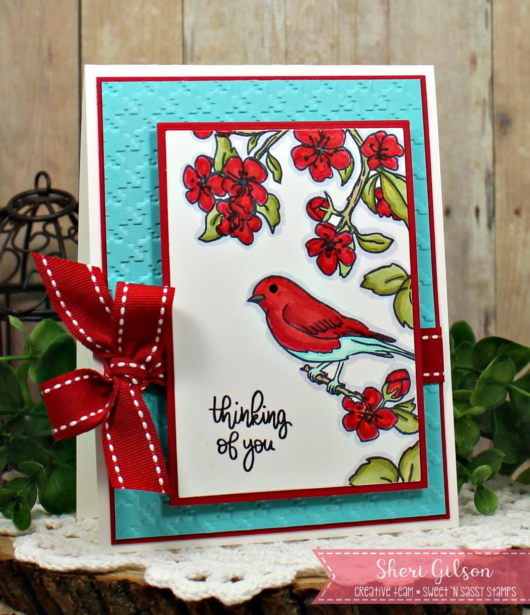 Birds & Blooms Clear Stamp Set