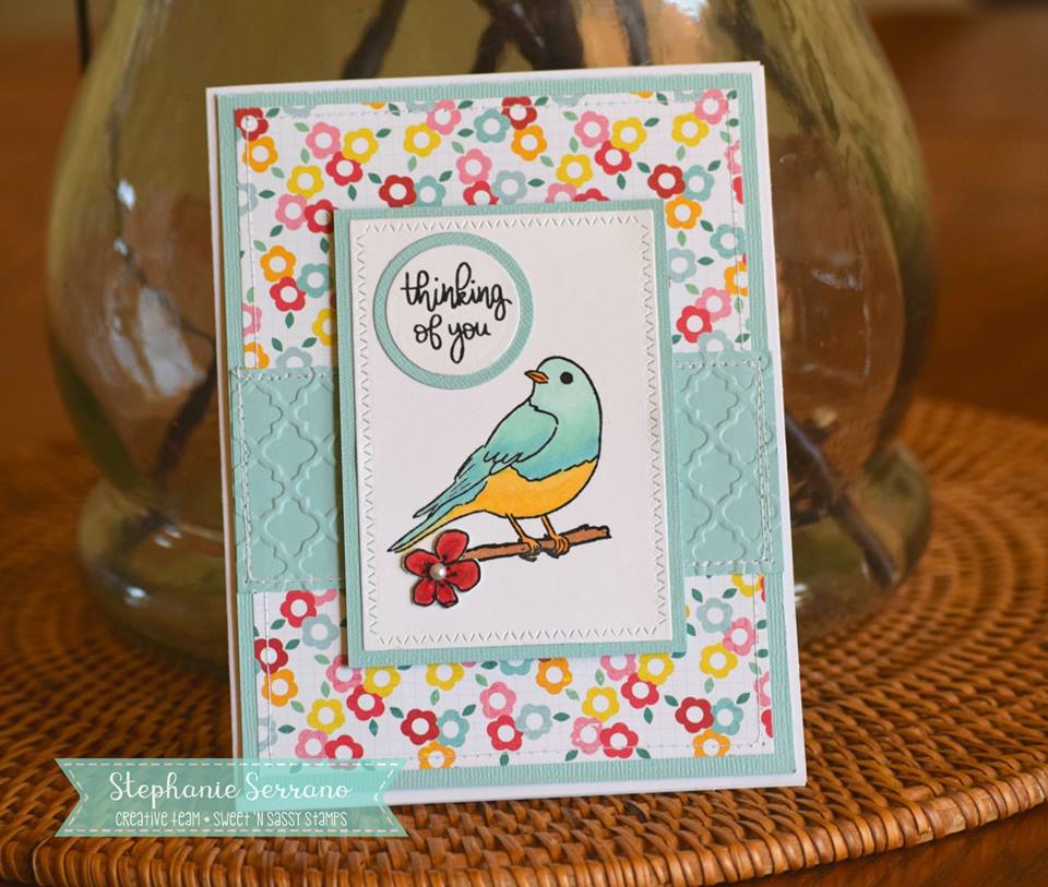 Birds & Blooms Clear Stamp Set