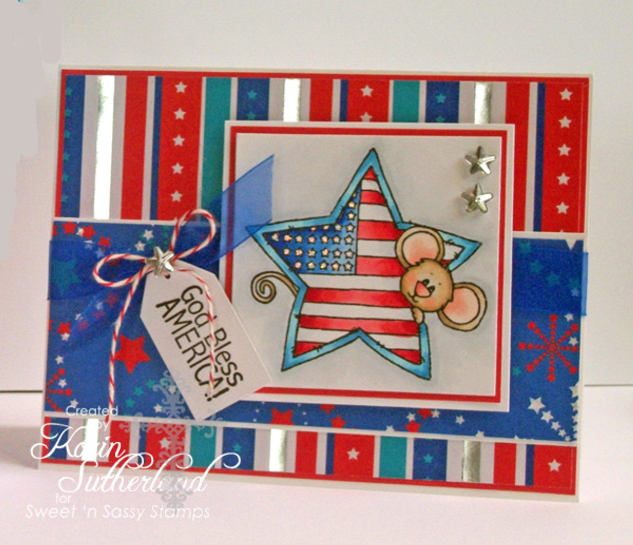 Patriotic Cocoa Clear Stamp Set