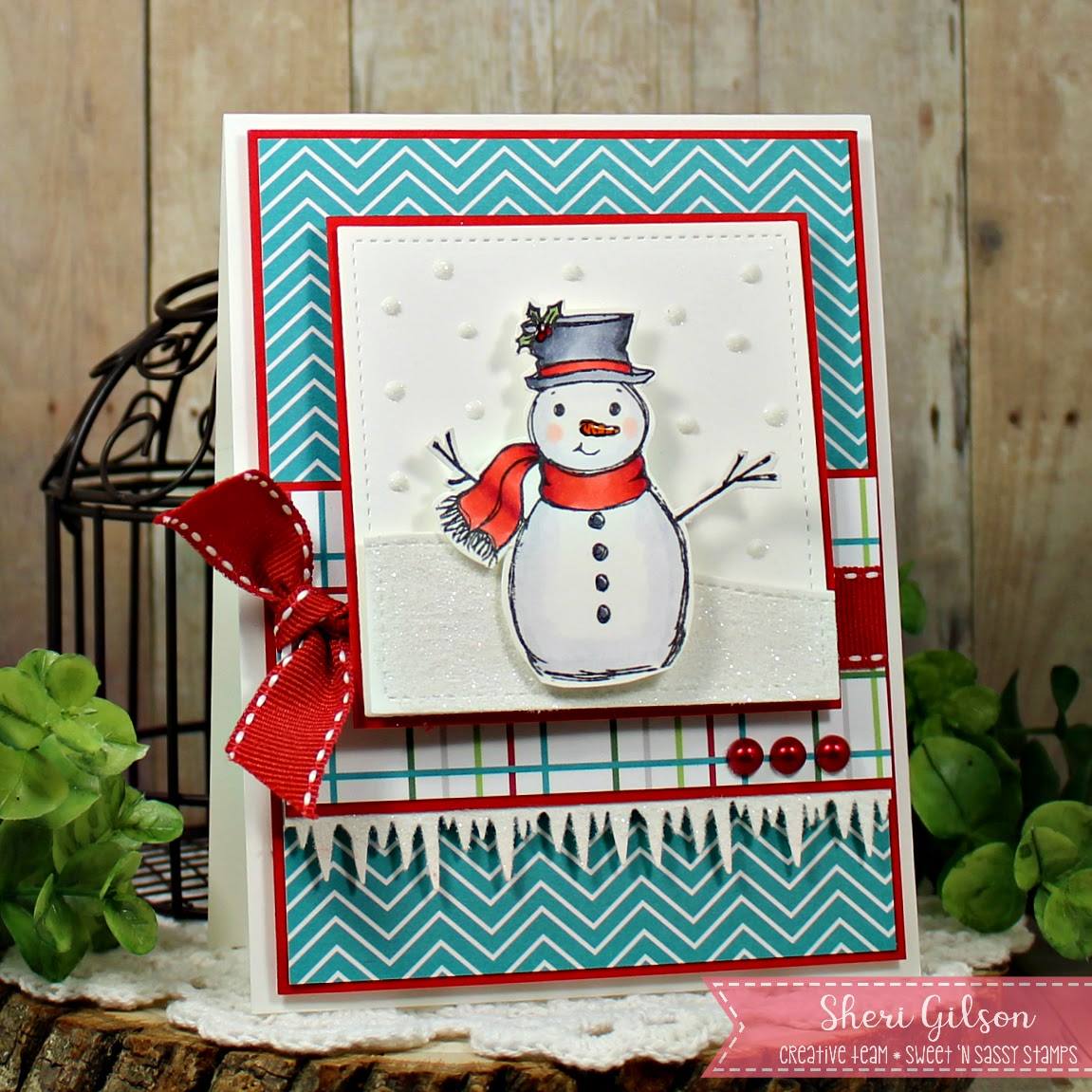 Crazy About Snowmen Clear Stamp Set