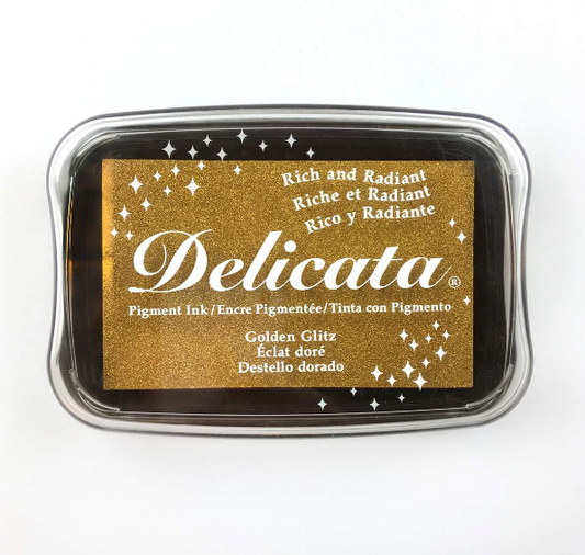 Tsukineko Delicata Golden Glitz Ink Pad