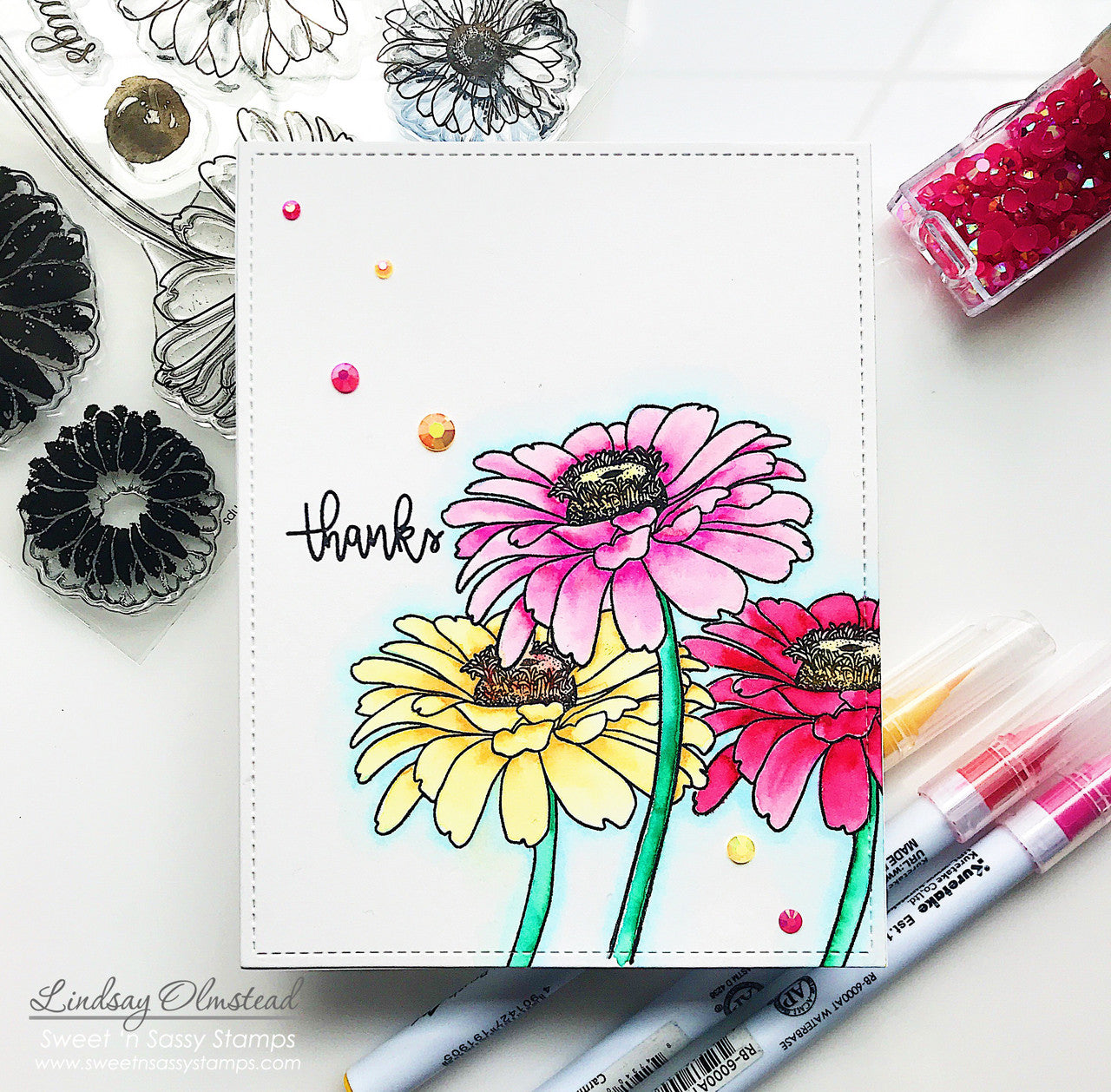 Delightful Daisies Clear Stamp Set