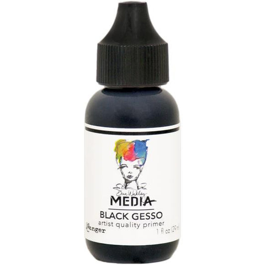 Dina Wakley Black Gesso - 1oz.