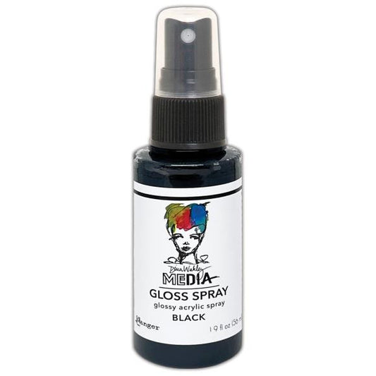 Dina Wakley Gloss Spray 1.9 oz. - Black