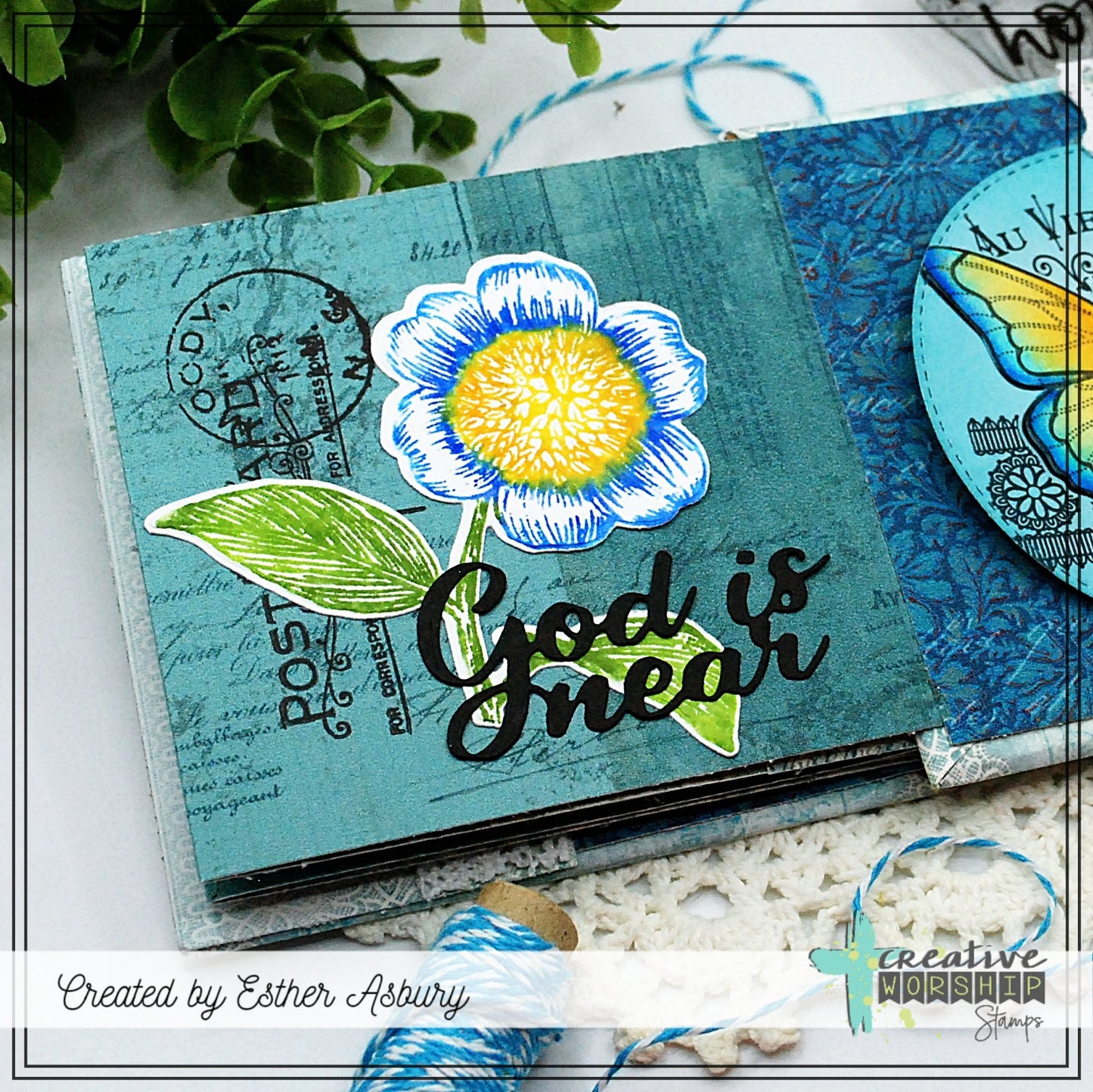 Vintage Postcards Clear Stamp Set