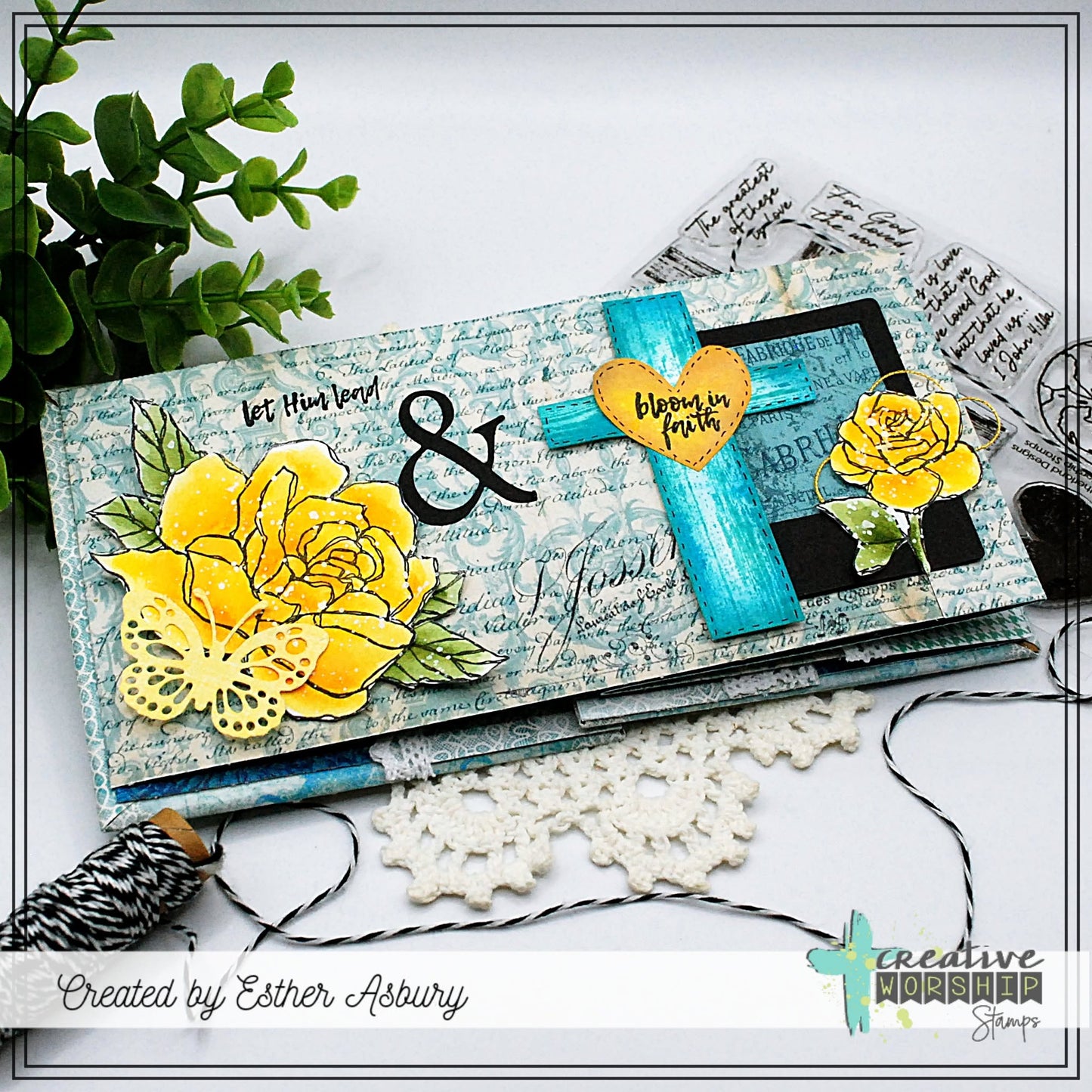 God So Loved Clear Stamp Set