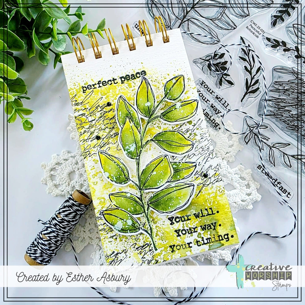 Peaceful Botanicals Stamp & Die Bundle