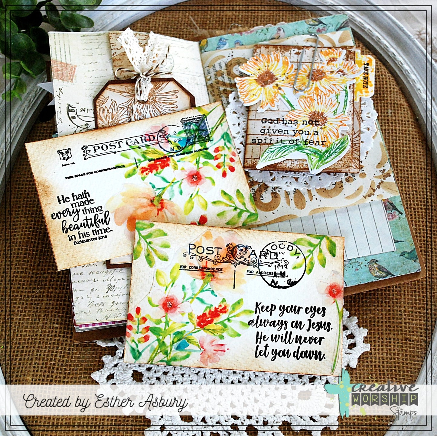 Watercolor Florals Printable PDF